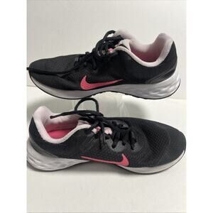 Nike Girls‎ Youth Shoes Black And Pink Size 4.5Y